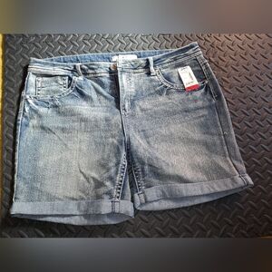 Love Nation Light Blue Rolled Hem Jean Shorts